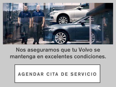 Invitación a agendar cita de servicio en taller de Volvo